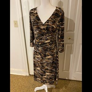 Evan-Picone print dress  size 14